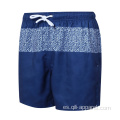 Shorts de playa con bordado de baño 100% poliéster